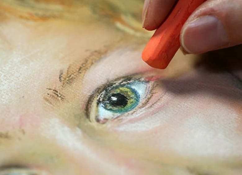 drawing oil pastel colours